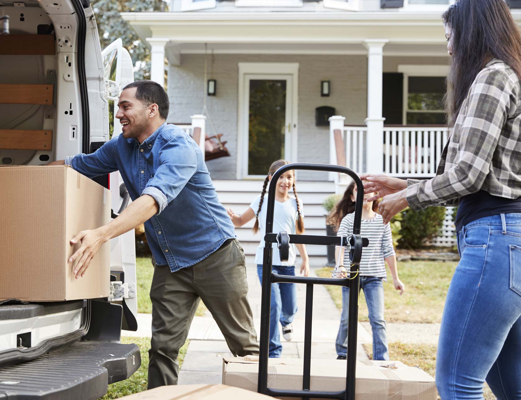 A self-employed homeowner on moving day